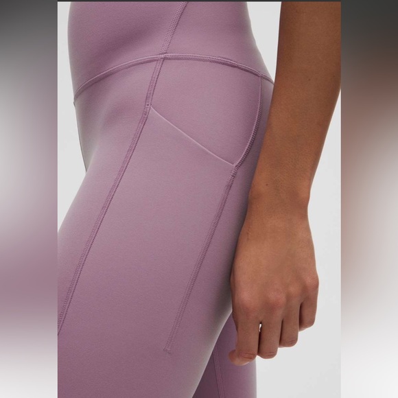 NWT!🍋🍋Lululemon Align HR Pant with Pockets 25”🍋🍋. Size 4. Color Lavender Lux. - Picture 5 of 16